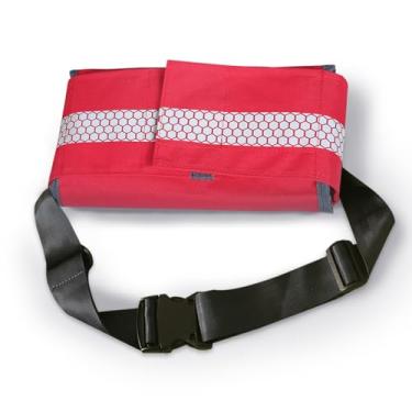 Imagem de Bolsa médica vazia de primeiros socorros Molle com cinto, pochete EMS com sistema de três peças, bolsa médica IFAK para acampamento, caminhada ou viagem, Vermelho, Bolsa de primeiros socorros/bolsa