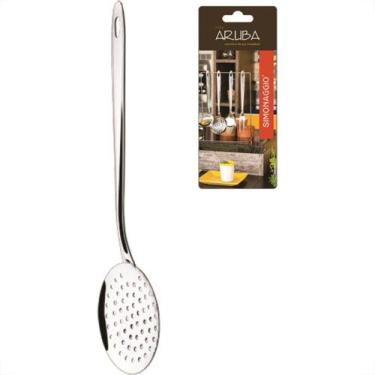 Imagem de Escumadeira Simonaggio Aruba Inox Grande 260.441.0412.300