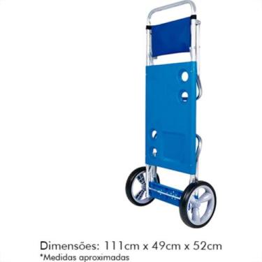 Imagem de Carrinho De Praia Mor Aluminio 2495