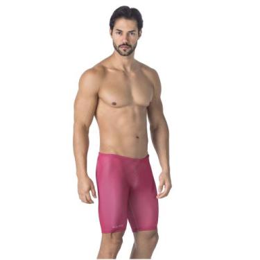 Imagem de Bermuda de natação stripes marsala kauna swim, PP