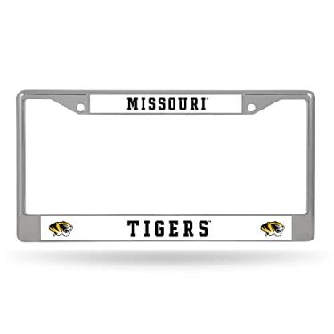 Imagem de NCAA Rico Industries Moldura de placa de licença cromada padrão, Missouri Tigers