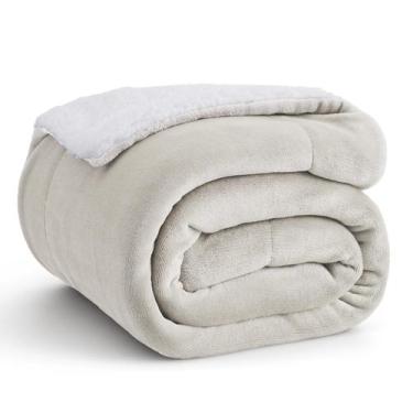 Imagem de Cobertor Sherpa Bedsure - Tamanho Twin (150x200cm) - Macio e Acolhedor