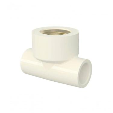 Imagem de Tê De Transição Aquatherm 3-4``x22mm Branco Tigre