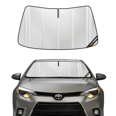Imagem de Pigenius Para-brisa para Toyota Corolla 2014-2019, Corolla iM 2017-2018 com câmera de espelho retrovisor. Cobertura completa do para-sol da janela frontal