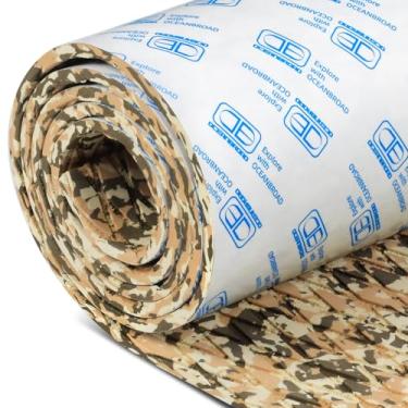 Imagem de OCEANBROAD Tapete autoadesivo de 96 x 23,5 pol. Tapete de tração antiderrapante Tapete de espuma EVA Marine Grip para barcos, prancha de surfe, SUP, paddle, caiaque, iate, marrom camuflado