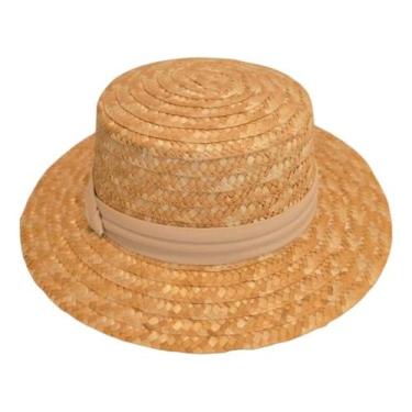 Imagem de Chapéu Feminino D Palha Sintética Moderno Casual Praia Verão - Alwy, B