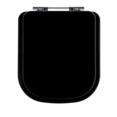 Imagem de Assento Sanitário Icasa Misti Preto Mdf Sicmol