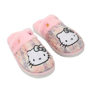 Imagem de Bioworld Hello Kitty – Patch feminino de tweed cinza com lantejoulas de PVC, Hello Kitty Pvc Sequin, P