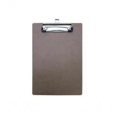 Imagem de Prancheta Acrimet 110 Mdf Com Prendedor Wire Clip Meio Oficio