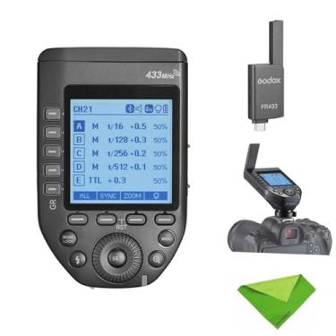 Imagem de Gatilho Godox FT433 N para Nikon, gatilho de flash sem fio TTL FT433-N para Nikon, sem fio integrado de 433 MHz, HSS 1/8000s para flash Godox AD200ProII, AD600ProII e AD600BMII (bateria NÃO incluída)