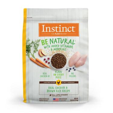 Imagem de Comida para cães Instinct Be Natural Real Frango e Arroz Integral 11,34 kg