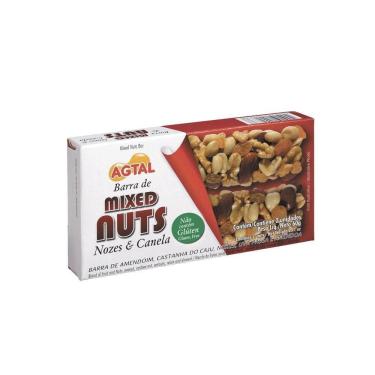 Imagem de Barra Mixed Nuts Nozes e Canela 2 Unidades - Agtal