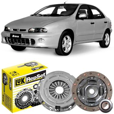 Imagem de Kit Embreagem Fiat Brava 1.6 2000 a 2003 Luk
