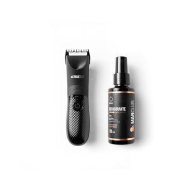 Imagem de MANCLUB® O Desmatador®: Aparador Elétrico de Pelos Corporais + O Desodorante das Joias: Tecnologia Anti-Transpirante, Anti-Odor e Muita Refrescância