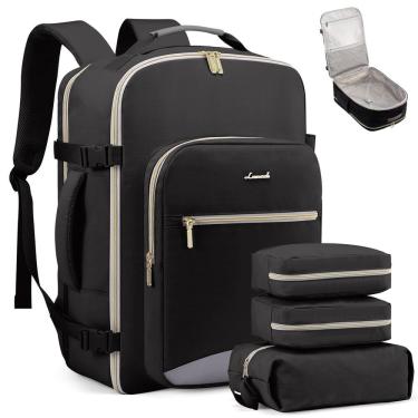 Imagem de Mochila de viagem LOVEVOOK Carry on 40L à prova d`água para laptop de 17"