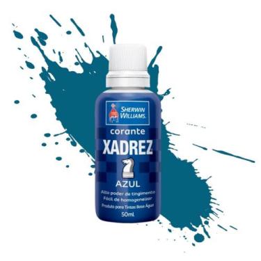 Imagem de Kit C/ 4 Udd Corante Líquido Xadrez Azul 50ml (200ml) - Sherwin Willia