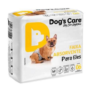 Imagem de Fralda Higiênica Dogs Care Ecofralda para Cães Machos 6 Unidades - Tam