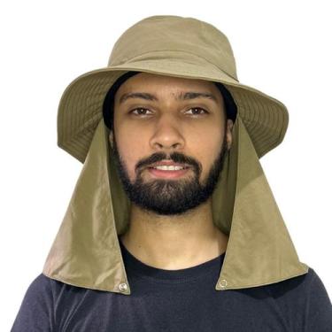 Imagem de Chapéu Legionário Com Protetor De Nuca - Uv50+ - Ellepsun, Kaki, UN