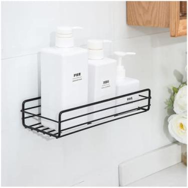 Imagem de Suporte De Banheiro, Shampoo, Organizador De Sabão, Suporte Adesivo Para Parede, Para Cozinha e Banheiro (preto)