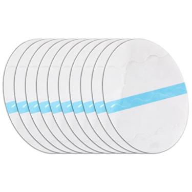 Imagem de 10 peças de almofadas antifricção para coxas, adesivo interno para coxas, autoadesivo, descartável, ultrafina, invisível na altura do joelho, anti-atrito