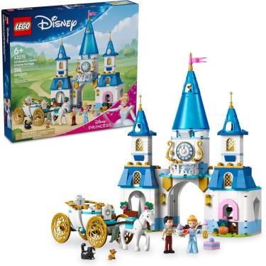 Imagem de Lego Disney - Castelo E Carruagem A Cavalo Da Cinderela 43275