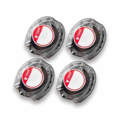 Imagem de Ferradura de aço Corona NG, com guarda casco (kit c/4 Jogos), 4