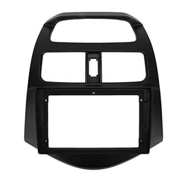 Imagem de Moldura de painel de rádio estéreo para carro, 2 din, rádio estéreo para carro, fáscia, DVD, áudio, navegação, painel de navegação para Spark/Beat 2014