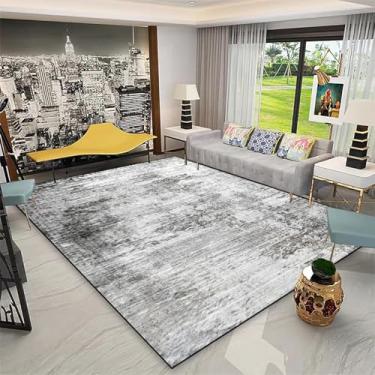 Imagem de Tapetes geométricos modernos de cores claras para sala de estar, decoração de casa, tamanho grande, tapetes macios para quarto e sala de estar (200 x 250 cm, 78,7 x 98 pol./flanela-7)