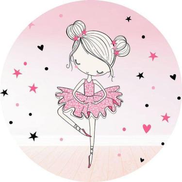 Imagem de Painel Redondo 3D Sublimado Bailarina Frd-2814