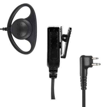 Imagem de stdgove Fone de ouvido de 2 pinos M1 com microfone Ptt para Motorola cp100 cls1410 gp300 cp200d bpr40 CLS 1110 1410 cp185 dlr1060 rdm2070d dlr1020 rmu20020 rmu20020 40 rdus 4100 dtr700 (forma D)