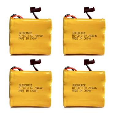 Imagem de XUNTU Substituição de bateria de sinal de saída 3,6 v, 700 mAh Ni-CD para sinal de saída de luz de emergência Sure-Lites 026-148 SL-026-148 SL-026148 SL026148 (pacote com 4)