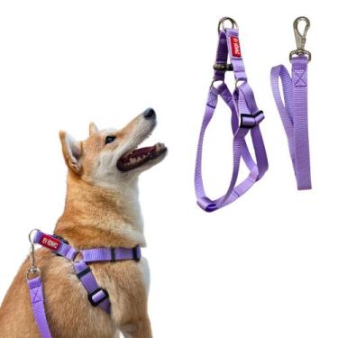 Imagem de Conjunto Peitoral Regulagem Traseira M com Guia - Canadá K9 - Canadá K
