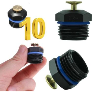Imagem de Kit 10 Aspersor Ajustável Para Jardim: Cobre 1/2, Nebulizado - Desconh