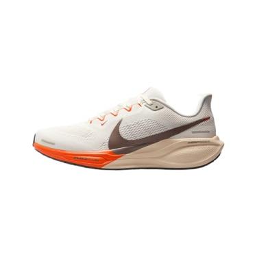 Imagem de Nike Pegasus 41 Tênis de corrida masculino de estrada (HV5975-102, vela/cáqui claro/laranja segurança/pedra de ferro), Vela/cáqui claro/laranja de segurança/pedra de ferro, 42