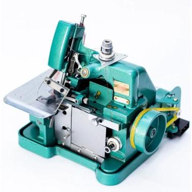 Imagem de Máquina De Costura Semi Industrial Overlock Verde 220v