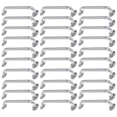 Imagem de Alça De Apoio Barra Inox 50cm Kit 30 Unidades e Cadeirante Idoso Segurança