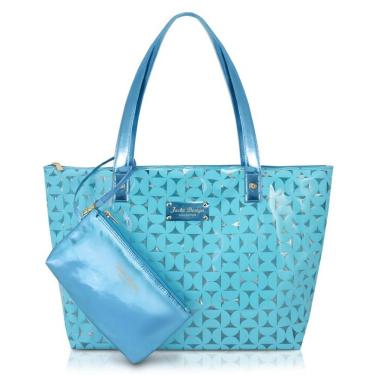Imagem de Kit De Bolsa E Necessaire De 2 Pçs Glitz Jacki Design Azul