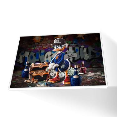 Imagem de Quadro Tio Patinhas Vinil Com Vidro Tamanho/moldura 20x30 Caixa Cor Branca