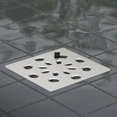 Imagem de Kit Com 3 Grelha Quadrada 9,4 X 9,4cm Com Anti-inseto Em Pvc Astra Branco