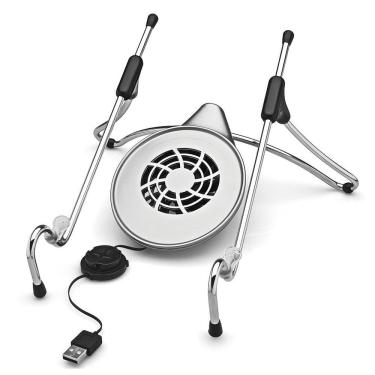 Imagem de Suporte Para Notebook Até 16 Octoo Uptable Cooler Upc-01 (cromado)