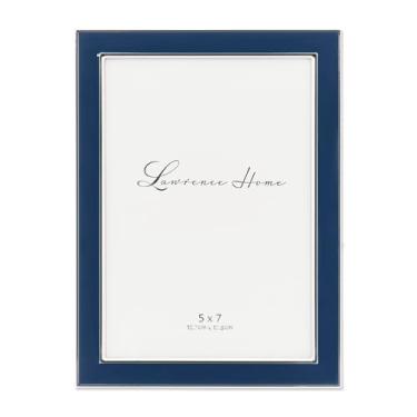 Imagem de Lawrence Frames Moldura esmaltada azul marinho 586457 5x7, azul