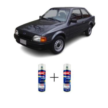 Imagem de SPRAY AUTOMOTIVO Cinza Executivo Ford + SPRAY VERNIZ 300ML - Sherwin W