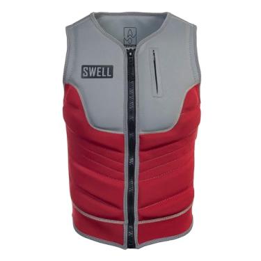 Imagem de SWELL Wakesurf Colete De Neoprene Masculino Para - Projetado Exclusivamente Wakesurf, Mas Ótimo Todas As Outras Atividades Aquáticas! Ncga (Vermelho, Médio)