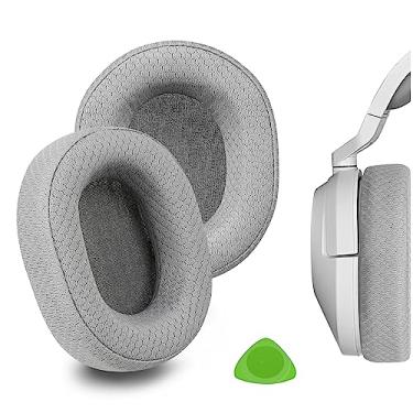 Imagem de GEEKRIA Almofadas De Substituição Comfort Mesh Para Fones Ouvido Corsair Hs65 E Hs55, Peças Reposição (Cinza)