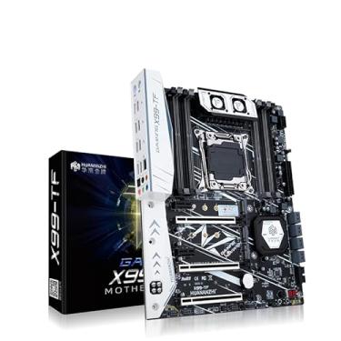 Imagem de HUANANZHI Placa-mãe para jogos X99-TF, suporta CPUs 2011-3 Socket V3/V4, memória DDR3/DDR4 de até 128 GB, NVME M.2 duplo e WiFi, PCB de 10 camadas, fator de forma Mini ATX para PC de jogos