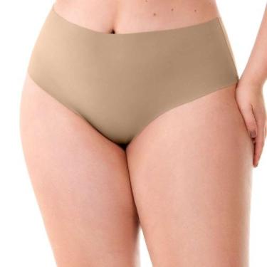Imagem de Calcinha Tanga Plus Corte a Laser Bege - Básicos, G3