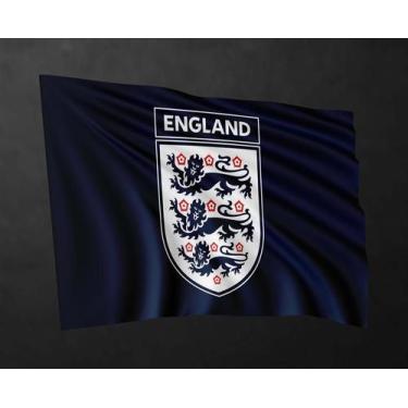 Imagem de Bandeira Seleção da Inglaterra 80cmx140cm Tecido Oxford 100% Poliéster