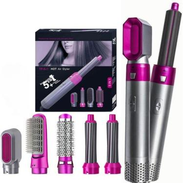 Imagem de Secador E Modelador 5 Em 1 Todos Os Tipos Cabelo Que Seca - Blackwatch