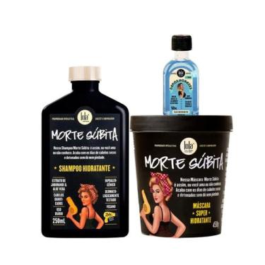 Imagem de Kit Lola Morte Súbita Sh 250ml + Masc 450ml + Danos Vorazes Óleo Repar