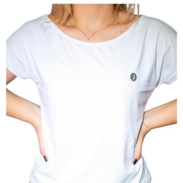 Imagem de Blusa Fitness Feminina Uv50+ Dryfit Poliamida Academia  Gola Canoa Com